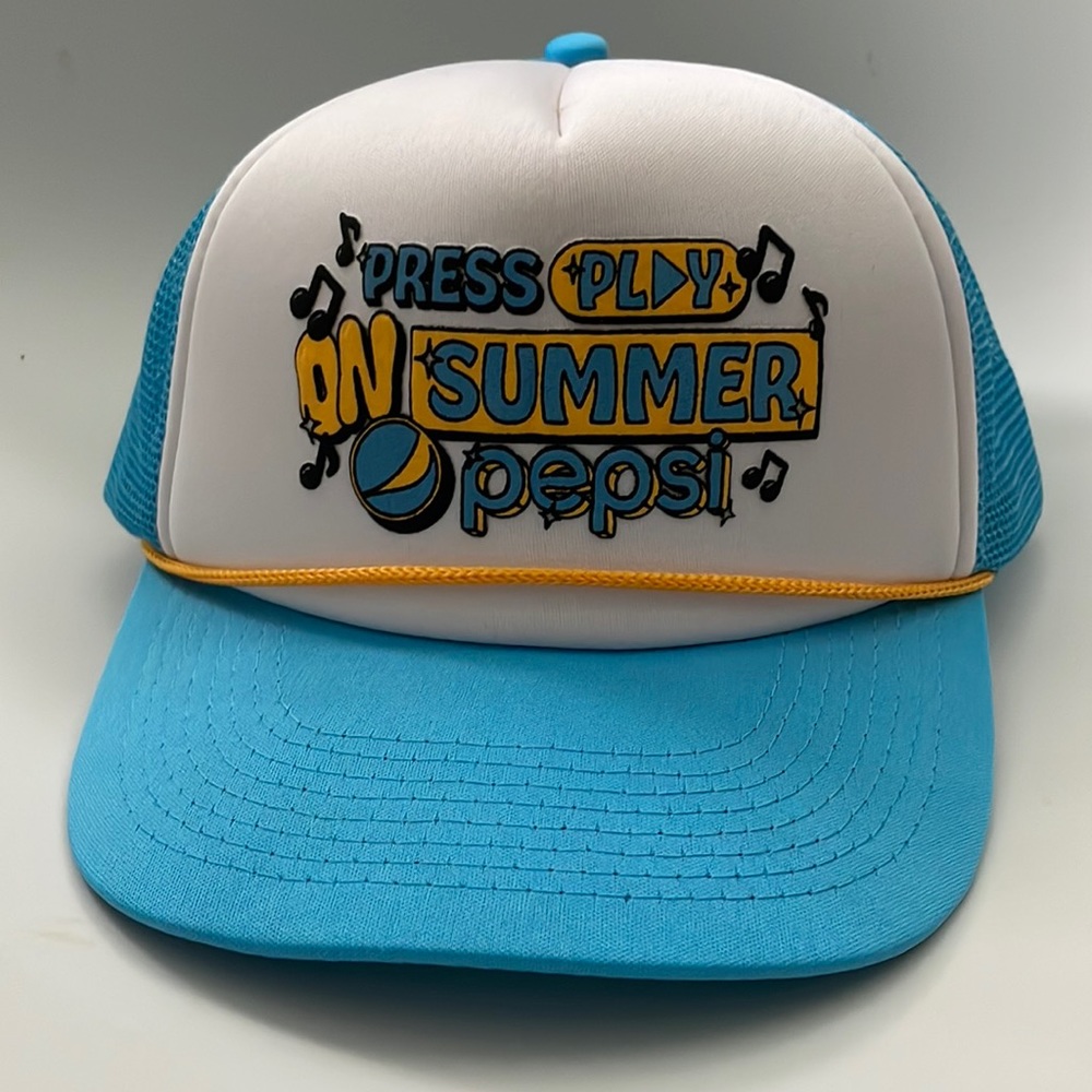 Brand New Pepsi Embossed Trucker Hat